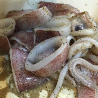 Squid (1kg approx 6 medium squids cut into rings)