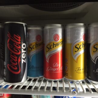 Chilled Soft Drinks (coke light, coke zero, Schweppes)